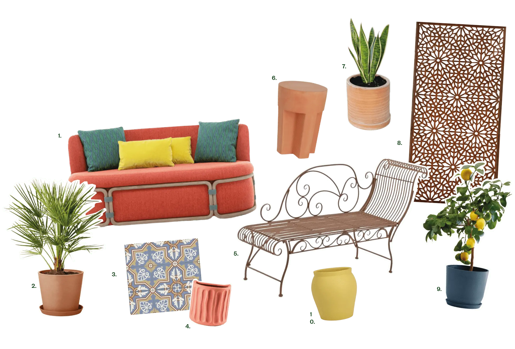 Balcoon objets andalou